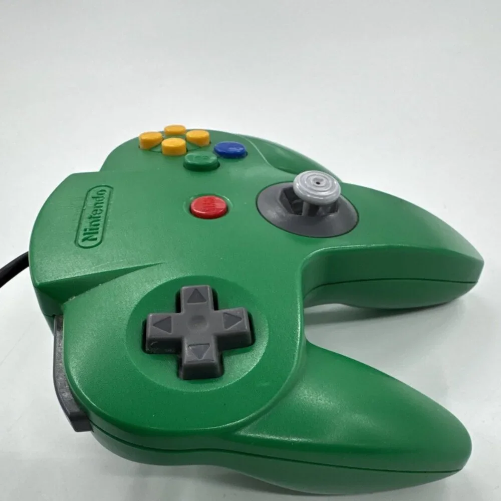 Nintendo N64 Green Controller NUS-005 Wired *Loose Stick* UNTESTED